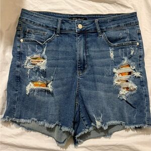 Judy Blue Distressed Denim Women Shorts